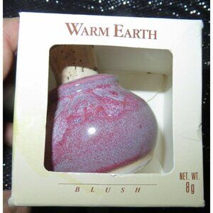 BOGO Warm Earth Mineral Blush in Tierra with gorgeous pottery jar